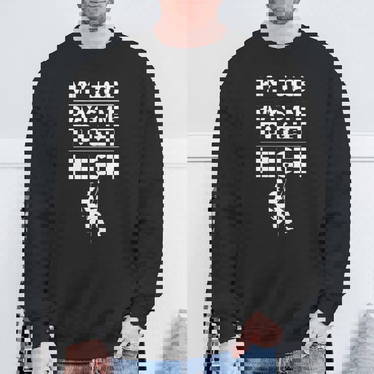Window Washer Window Cleaning Sweatshirt Gifts for Old Men