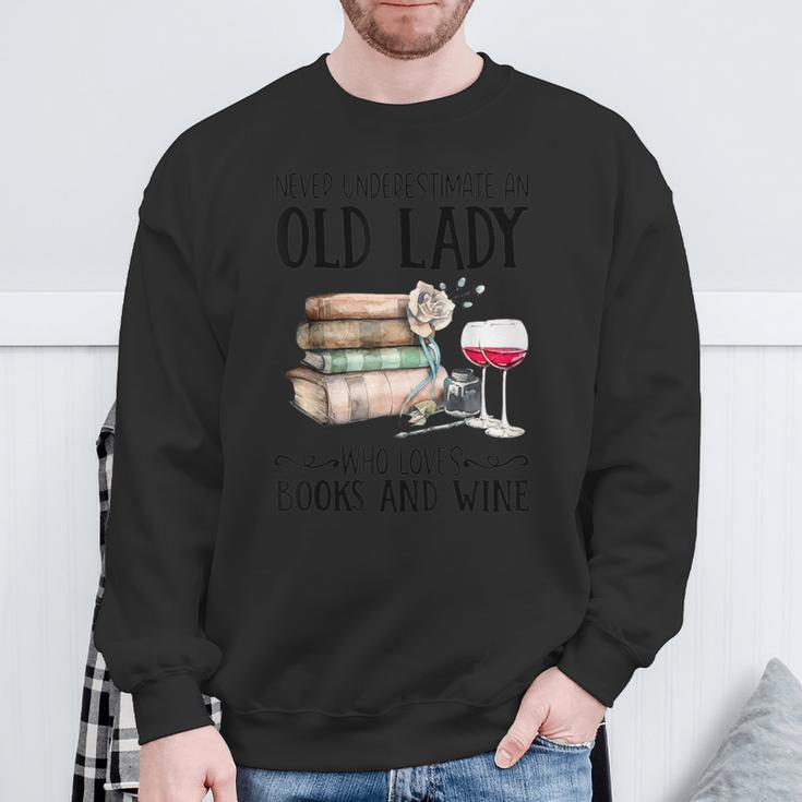 And Wine Sweatshirt Gifts for Old Men