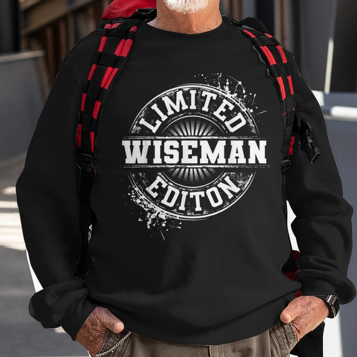 Wiseman Surname Family Tree Birthday Reunion Idea Sweatshirt Gifts for Old Men