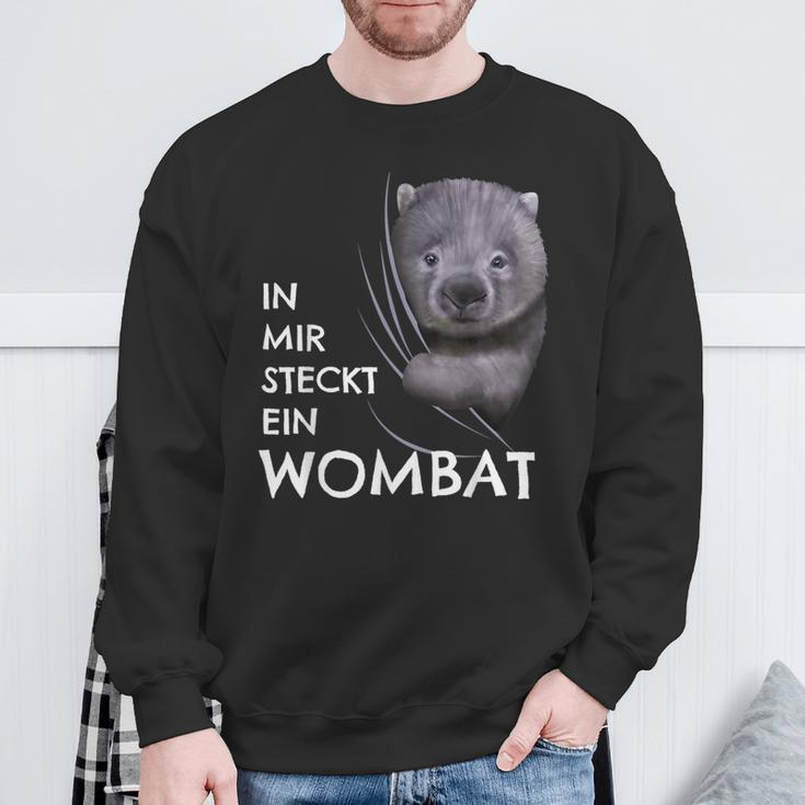 Wombat Costume Children's Clothing In Mir Steckt Ein Wombat Sweatshirt Geschenke für alte Männer