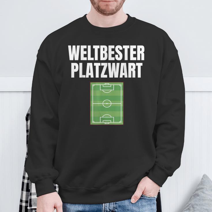 Worlds Best Platzwart Greenkeeper Football Pitch Sweatshirt Geschenke für alte Männer