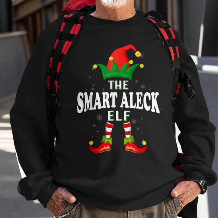 Xmas Smart Aleck Elf Family Matching Christmas Pajama Sweatshirt Gifts for Old Men