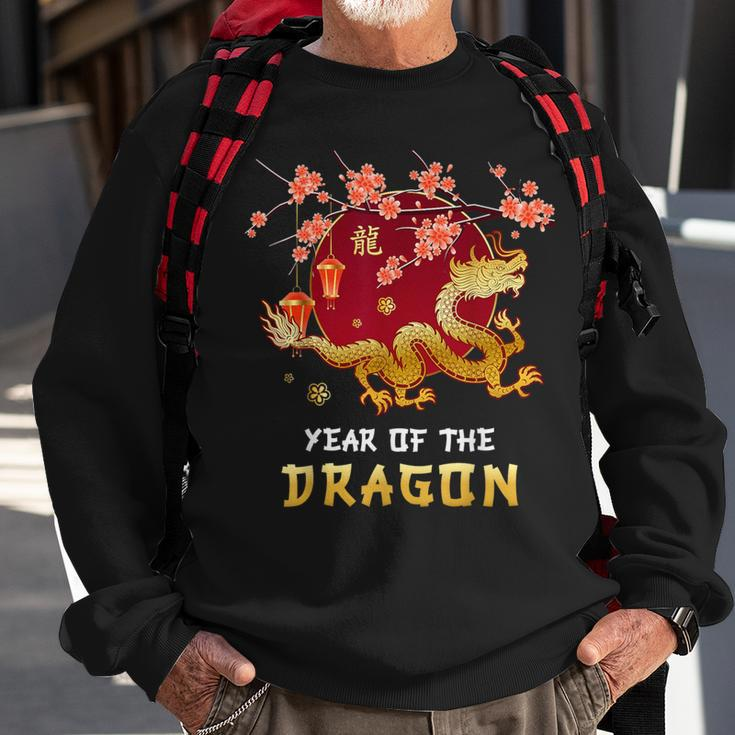 Year Of The Dragon 2024 Lunar New Year Chinese New Year 2024 Sweatshirt Gifts for Old Men