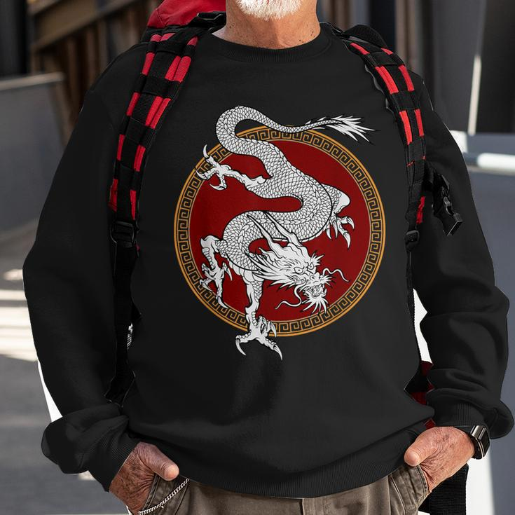 Yin Yan Chinese New Year 2024 Year Of The Dragon 2024 Sweatshirt Gifts for Old Men