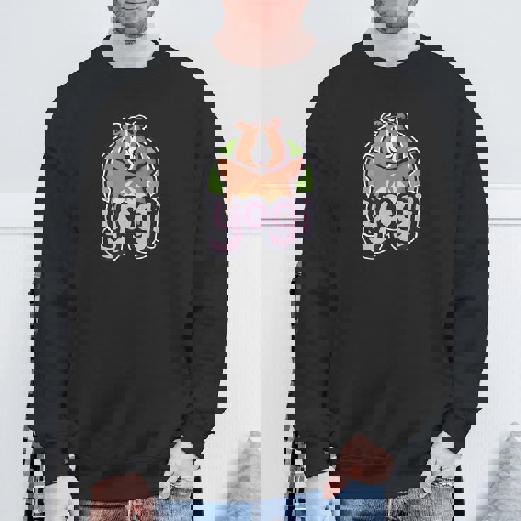 Yogi Cute Kawaii Bear Sweatshirt Gifts for Old Men