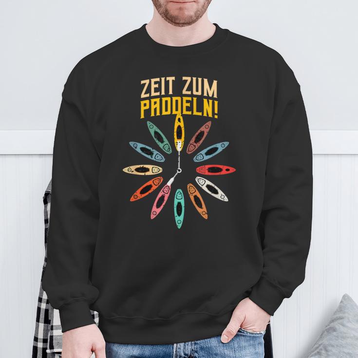 Zeit Zum Paddel Time For Paddling S Sweatshirt Geschenke für alte Männer