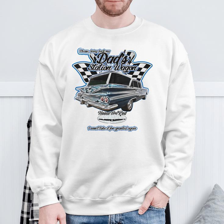 1960 BrookwoodBiscayneImpalaDad's Station WagonHot Rod Sweatshirt Gifts for Old Men