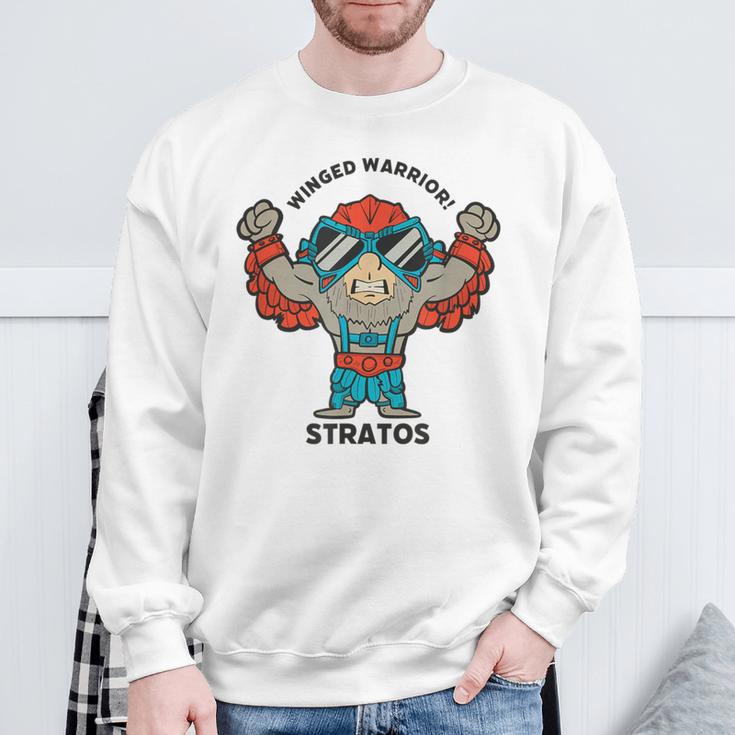 Adorable Stratos He Man Toy 1980 Gray Sweatshirt Geschenke für alte Männer