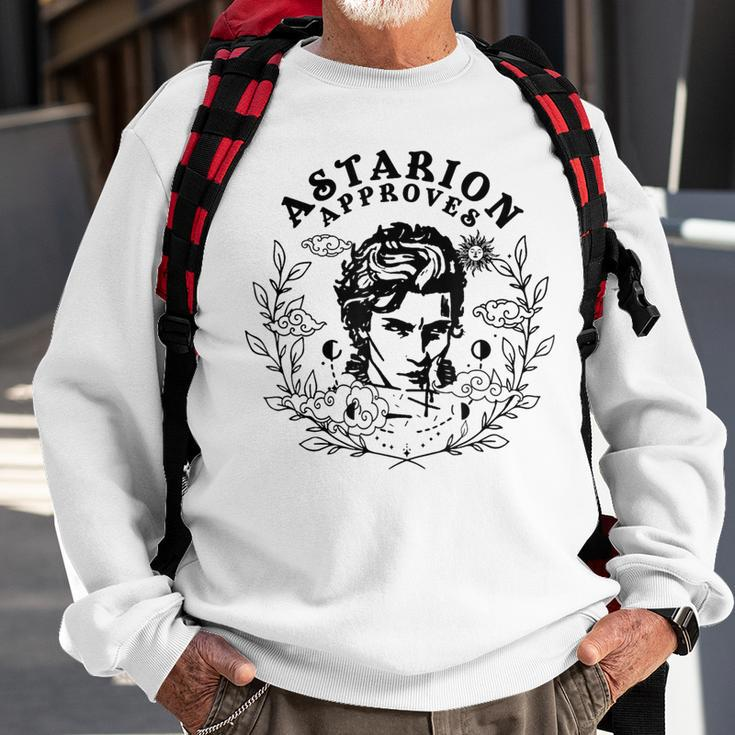 Adventure Awaits Astarion Approves Video Game Meme Sweatshirt Gifts for Old Men