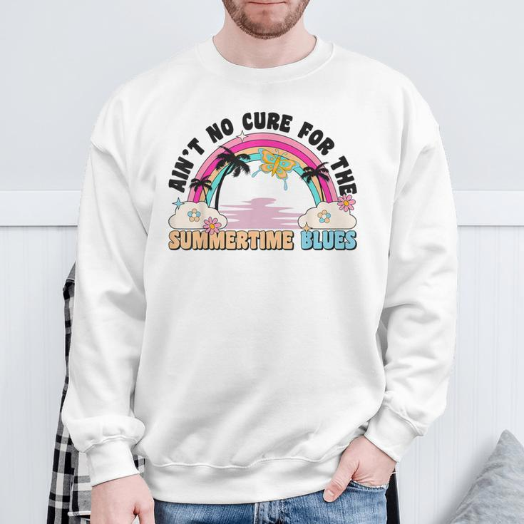 Ain't No Cure For The Summertime Blues Summer 2023 Sweatshirt Gifts for Old Men