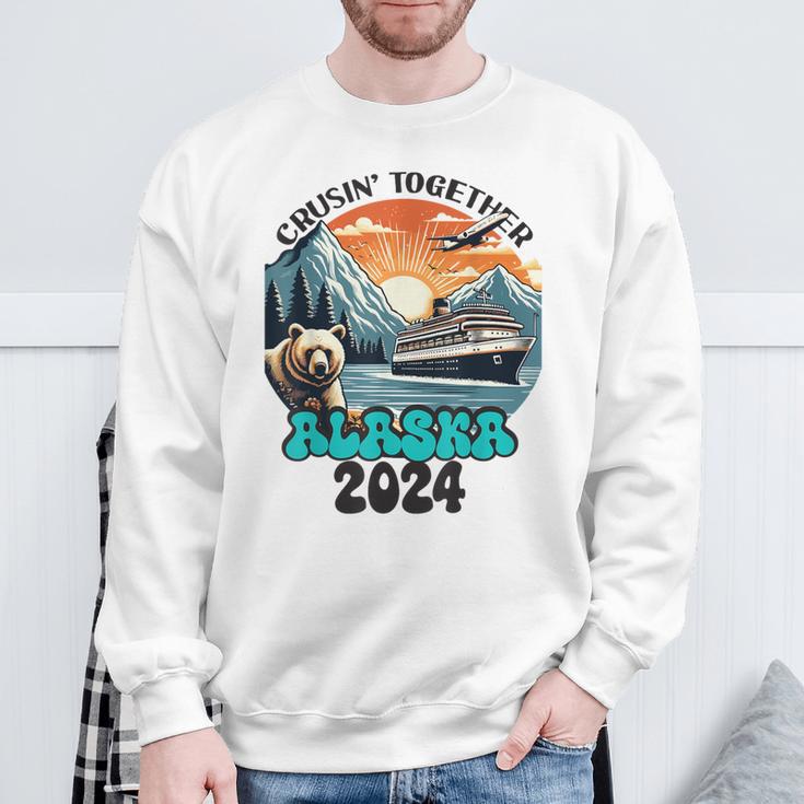 Alaska Cruise 2024 Family And Friends Matching Group Trip Sweatshirt Gifts for Old Men