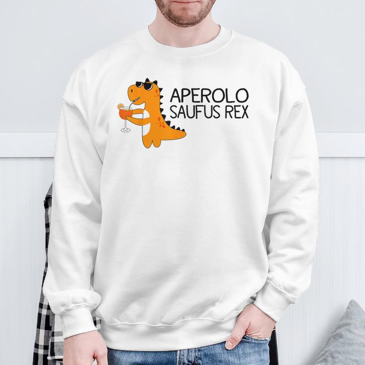 Aperolo Saufus Rex Summer Drinks Sweatshirt Geschenke für alte Männer