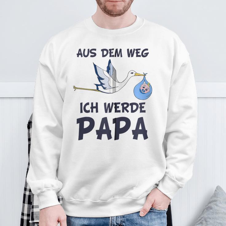 Aus Dem Weg Ich Werde Papa Schwangerschafts Ankündigung Kapuzenjacke Sweatshirt Geschenke für alte Männer