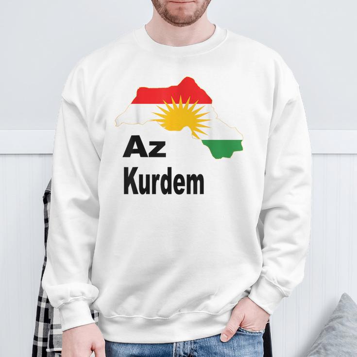 Az Kurdem Kurdistan Ypg Newroz Sweatshirt Geschenke für alte Männer