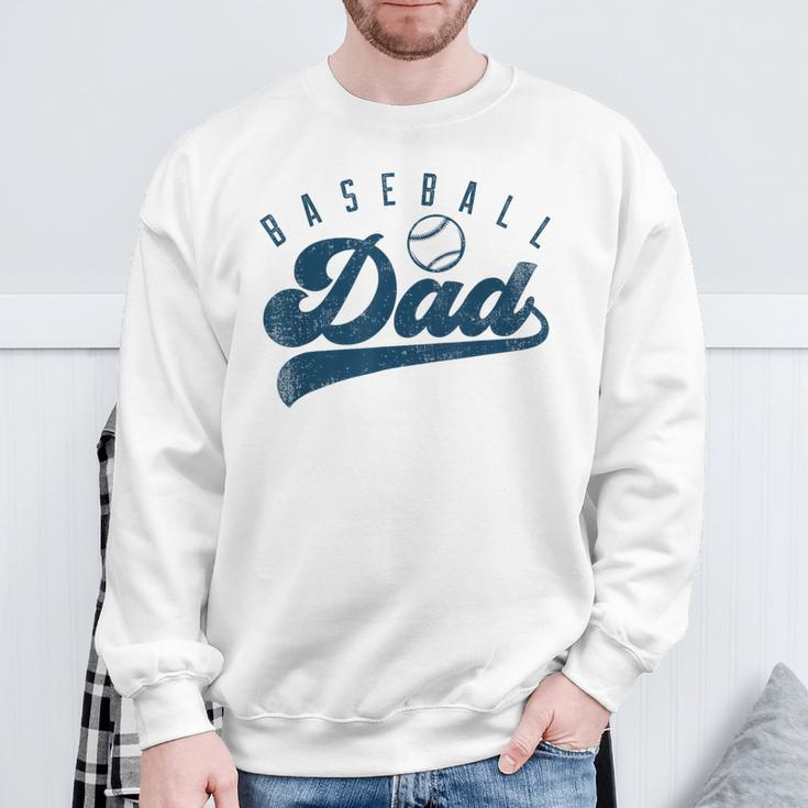 Baseball Dad Daddy Father's Day Sweatshirt Gifts for Old Men