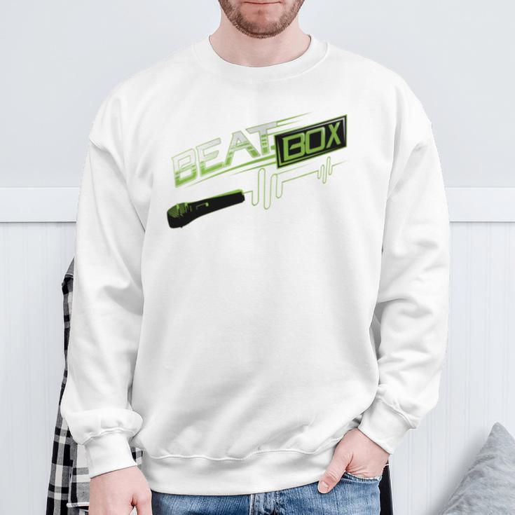 Beatbox Cute Boom Box Beat-Boxing Mic Sweatshirt Gifts for Old Men