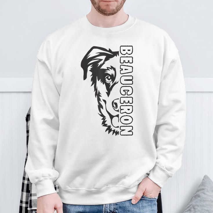 Beauceron Hund Herrchen Frauchen Hunde Sweatshirt Geschenke für alte Männer