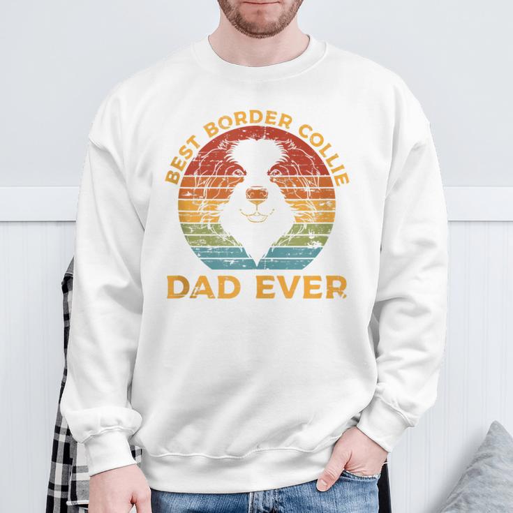 Bester Border Collie Papa Aller Zeitenatertag Hunde Sweatshirt Geschenke für alte Männer