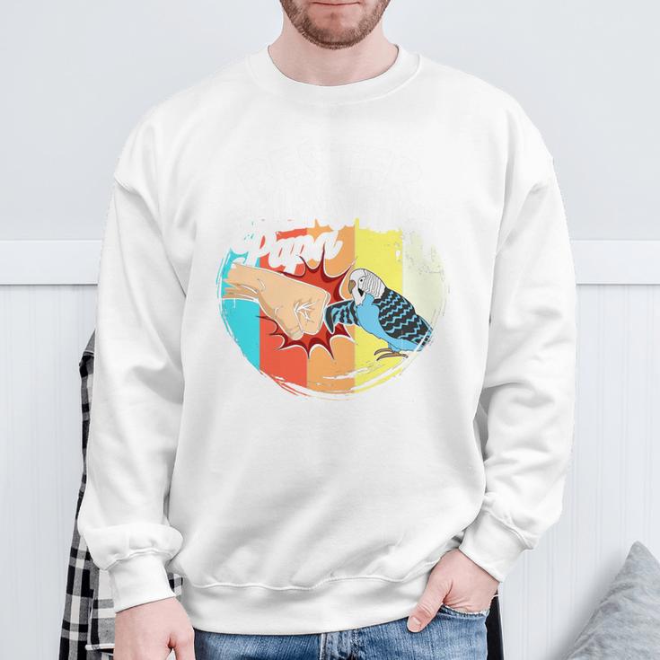 Bester Budgie Papa Bird Pet Budgie Sweatshirt Geschenke für alte Männer