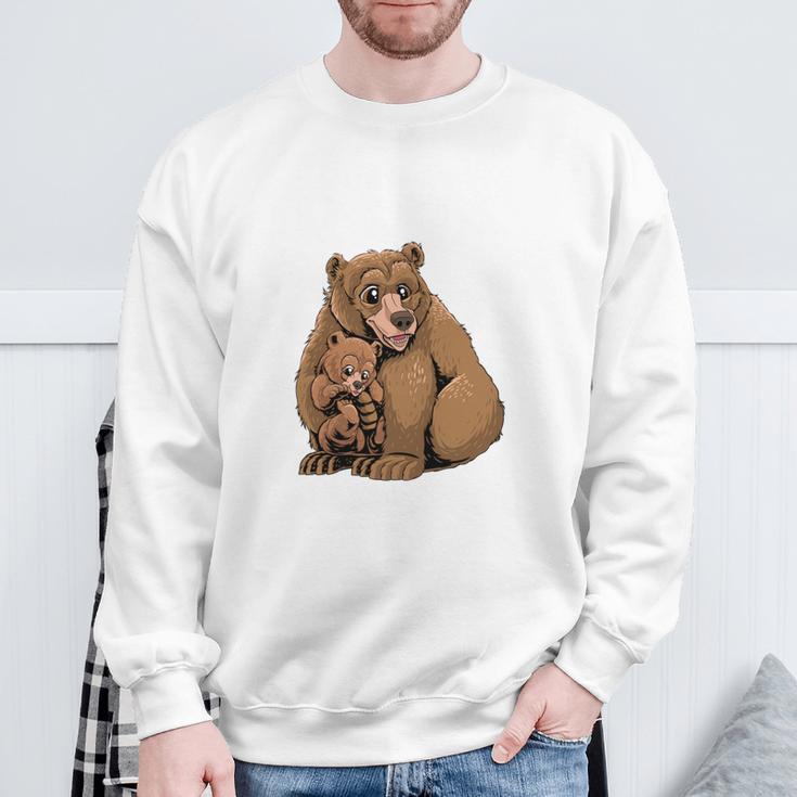 Bester Papa Der Weltatertagater Bär Sweatshirt Geschenke für alte Männer