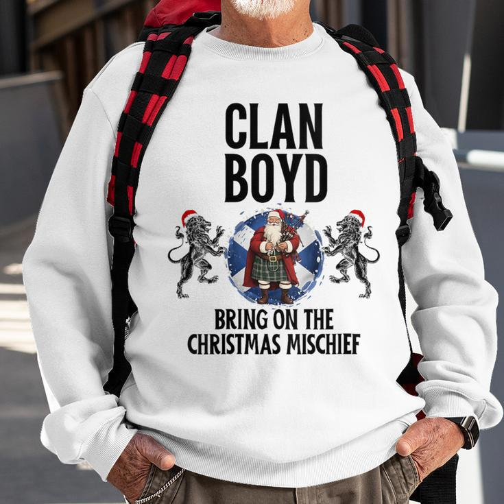 Boyd Clan Christmas Scottish Family Name Party Sweatshirt Gifts for Old Men