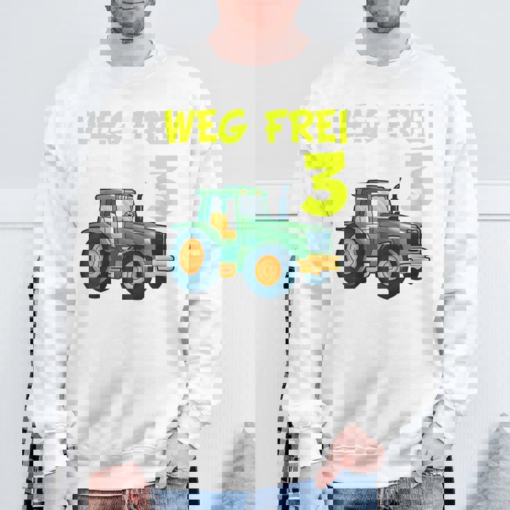 Children's 3Rd Birthday Wake Frei Ich Bin Schon 3 Jahre Traktor Trecker Sweatshirt Geschenke für alte Männer