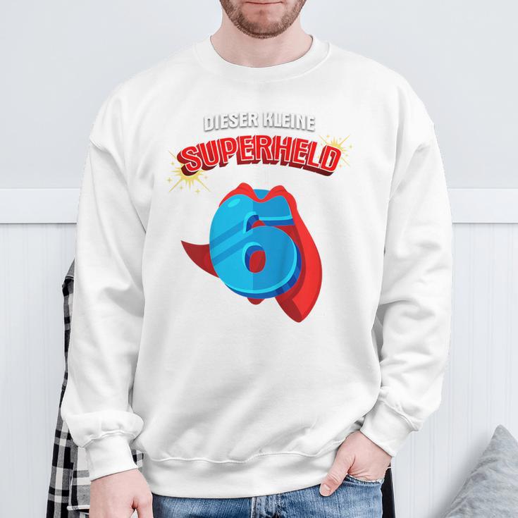 Children's 6Th Birthday Dieser Kleine Superheld Ist 6 Jahre Alt Held Sweatshirt Geschenke für alte Männer