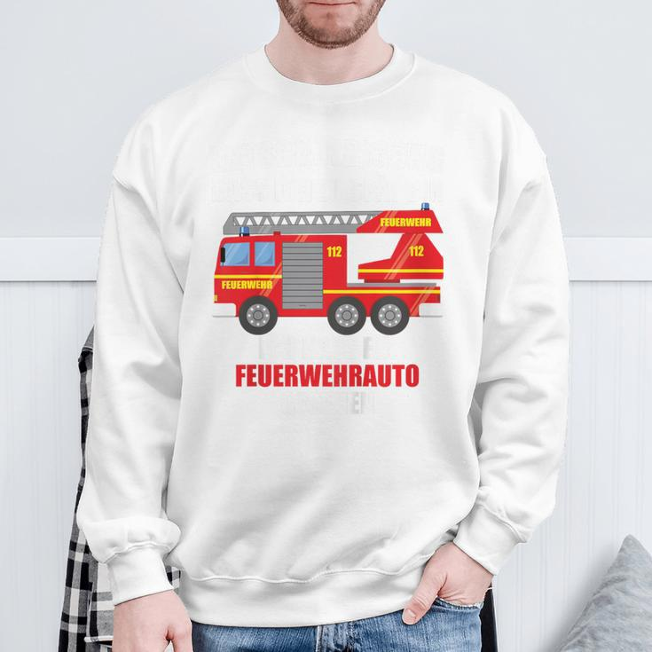 Children's Exxplordigung Dass Ich Zu Spät Bin Fire Engine Sweatshirt Geschenke für alte Männer