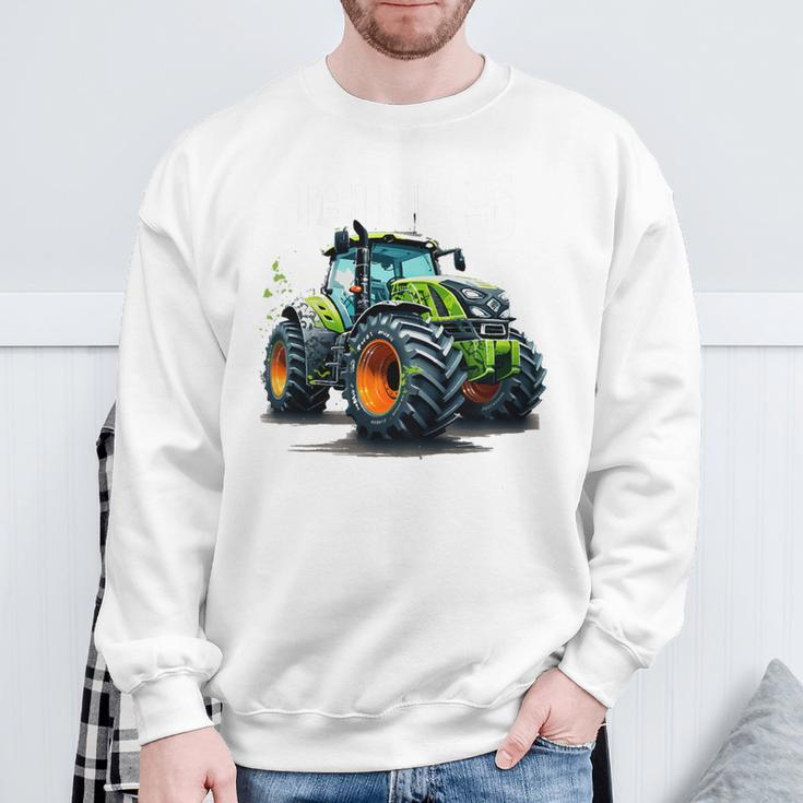 Children's Ich Bin 5 Traktor Bauer & Landwirt Sweatshirt Geschenke für alte Männer