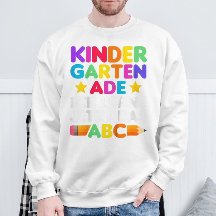 Children's Kindergarten Ade Ich Lerne Jetzt Das Abc Sweatshirt Geschenke für alte Männer