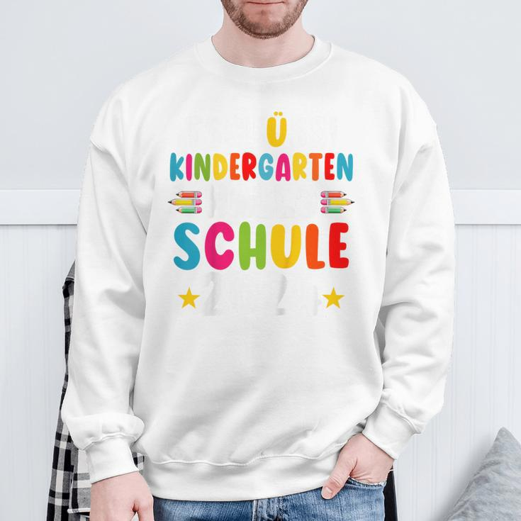 Children's Tschüss Kindergarten Hello School 2024 Sweatshirt Geschenke für alte Männer