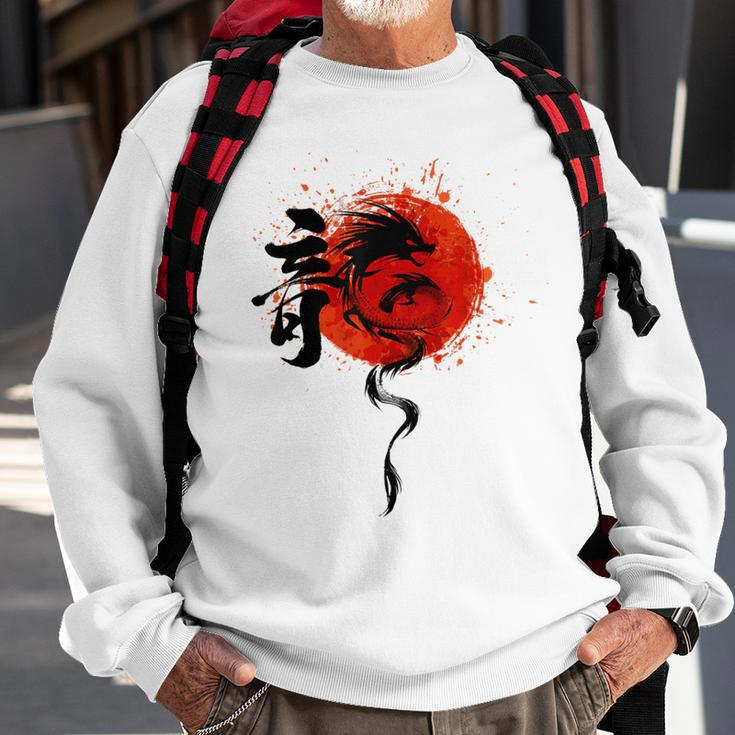 Chinese Traditional New Year Year Of The Dragon 2024 Sweatshirt Gifts for Old Men