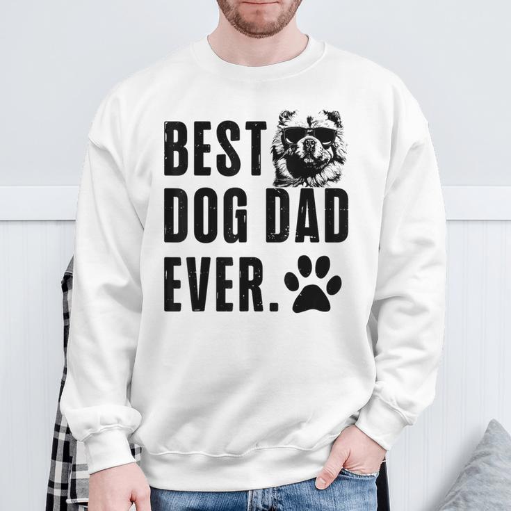 Chow Chow Daddy Dad Best Dog Dad Ever Men Sweatshirt Gifts for Old Men