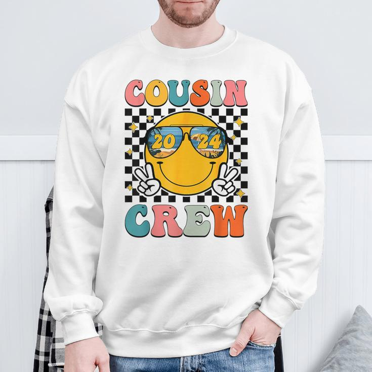 Cousin Crew 2024 Family Vacation Summer Beach Sweatshirt Gifts for Old Men