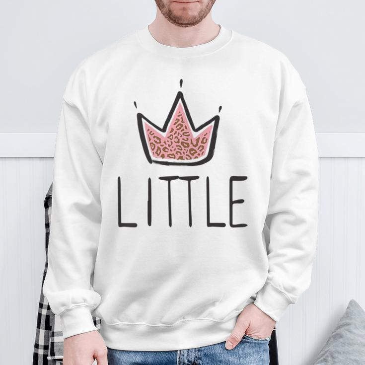 Crown Princess Little Big Sorority Reveal Sweatshirt Gifts for Old Men
