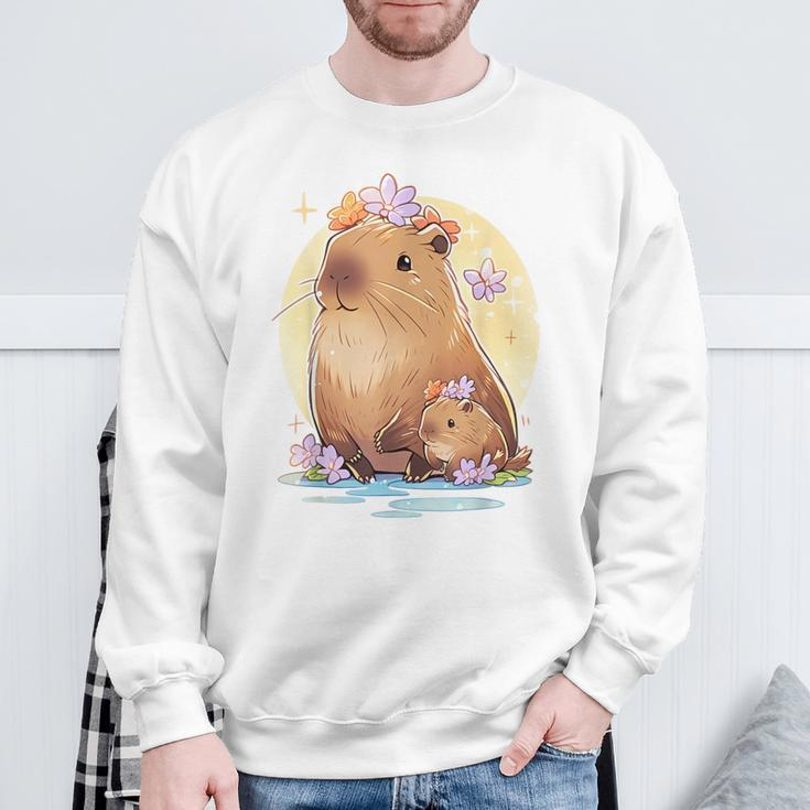 Cute Capybara Capybara Lover Sweatshirt Gifts for Old Men