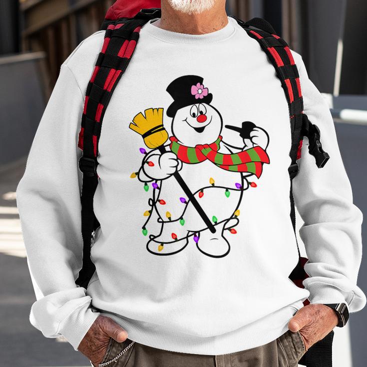 Cute Frosty Snowman Christmas Snowmen For Family Sweatshirt Gifts for Old Men