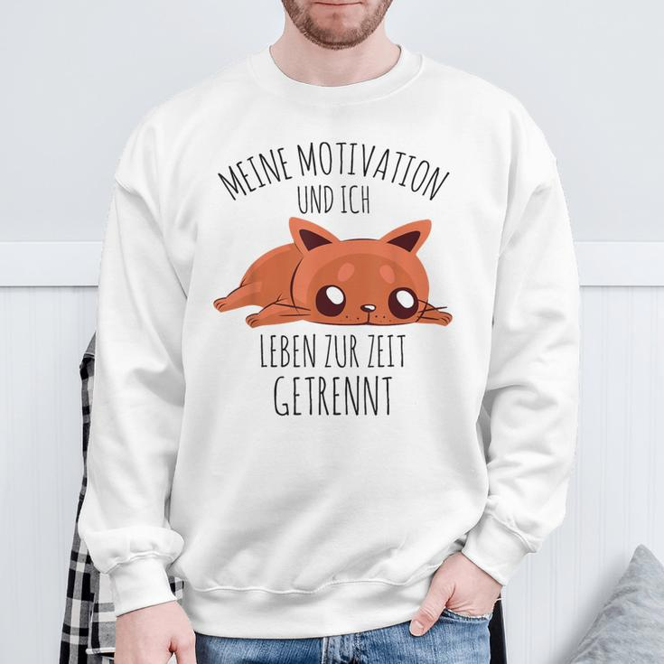 Cute Meine Motivation Und Ich Leben Zur Zeit Getrennt German Sweatshirt Geschenke für alte Männer