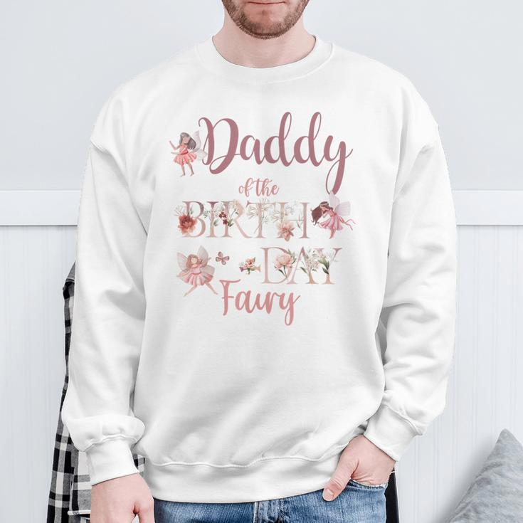 Daddy Of The Birthday Fairy First Birthday Family Matching Sweatshirt Gifts for Old Men