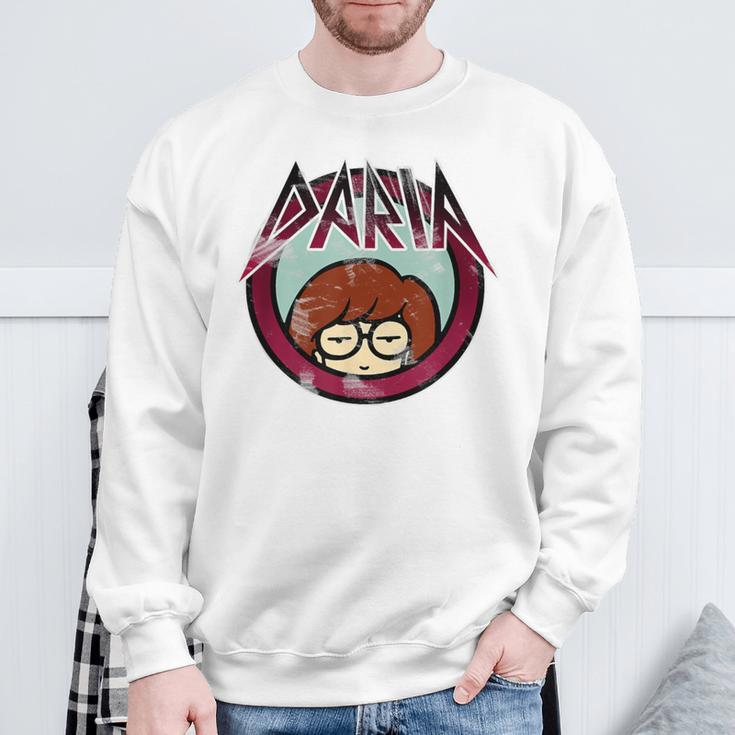 Daria Classic Metal Logo Sweatshirt Geschenke für alte Männer