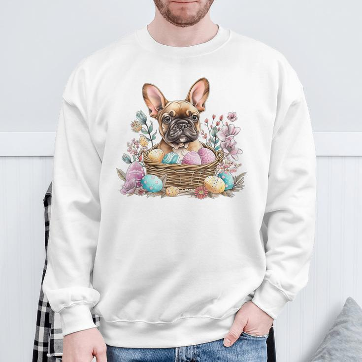 Easter French Bulldog Cool Easter Happy Easter Sweatshirt Gifts for Old Men