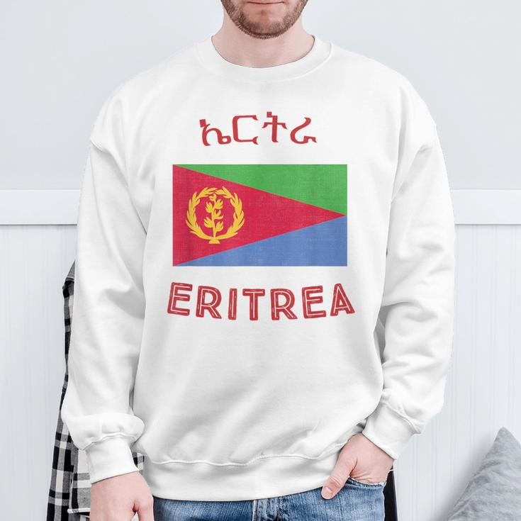 Eritrea Flag Sweatshirt Geschenke für alte Männer