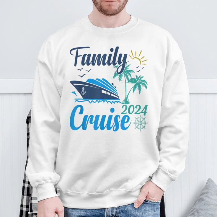 Family Cruise 2024 Summer Vacation Cruise Ship Lover Sweatshirt Gifts for Old Men