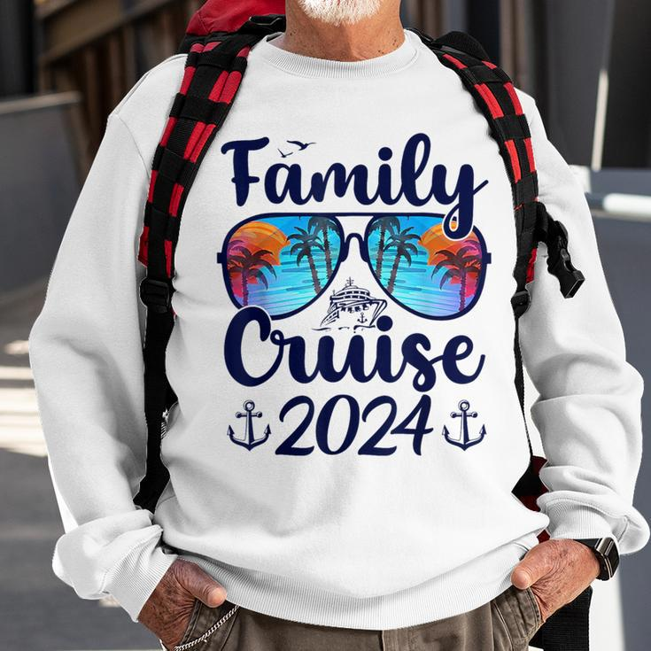 Family Cruise 2024 Family Vacation Matching Family Group Sweatshirt Gifts for Old Men