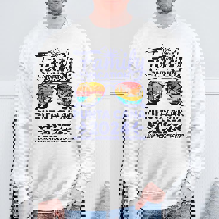 Family Vacation Punta Cana 2024 Matching Family Group Summer Sweatshirt Gifts for Old Men