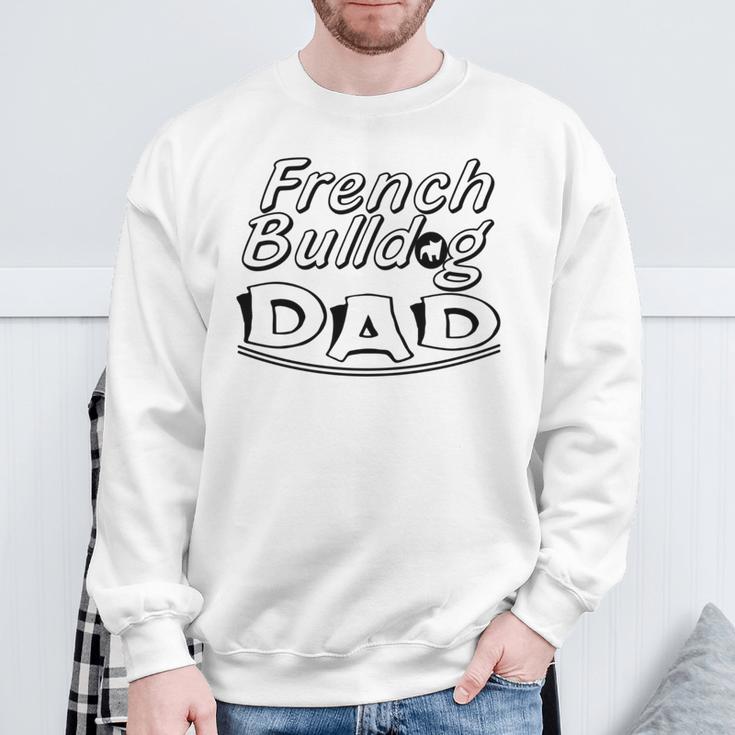 Französische Bulldogge Papa – Lustiger Hundeliebhaber Sweatshirt Geschenke für alte Männer