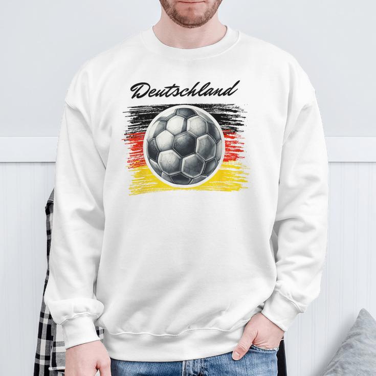 Fussball Fußball Mannschaft Flagge Deutschland Fan Sweatshirt Geschenke für alte Männer