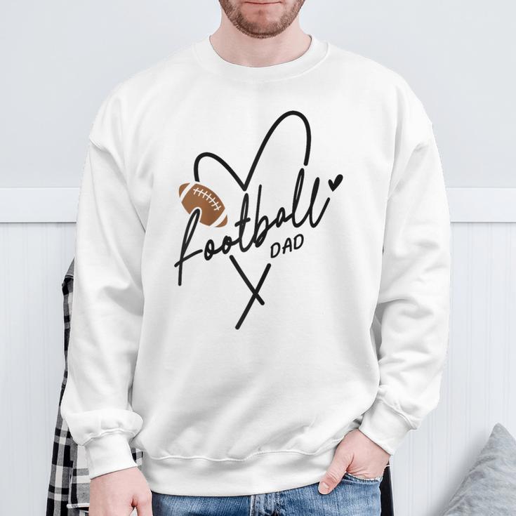 Fußball Papa Für Ihn Männer Familie Matching Spieleratertag Raglan Sweatshirt Geschenke für alte Männer