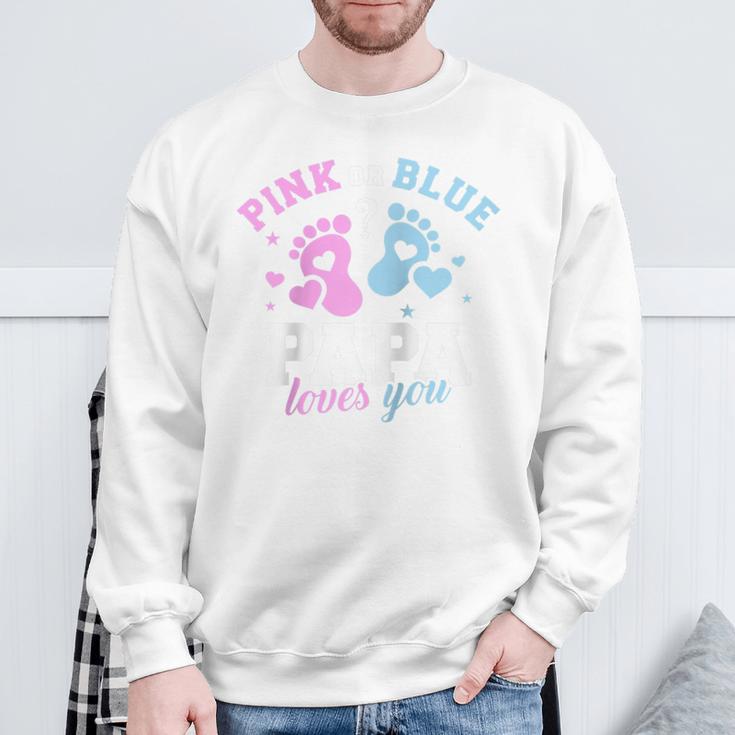 Gender Reveal Papaater Raglan Sweatshirt Geschenke für alte Männer