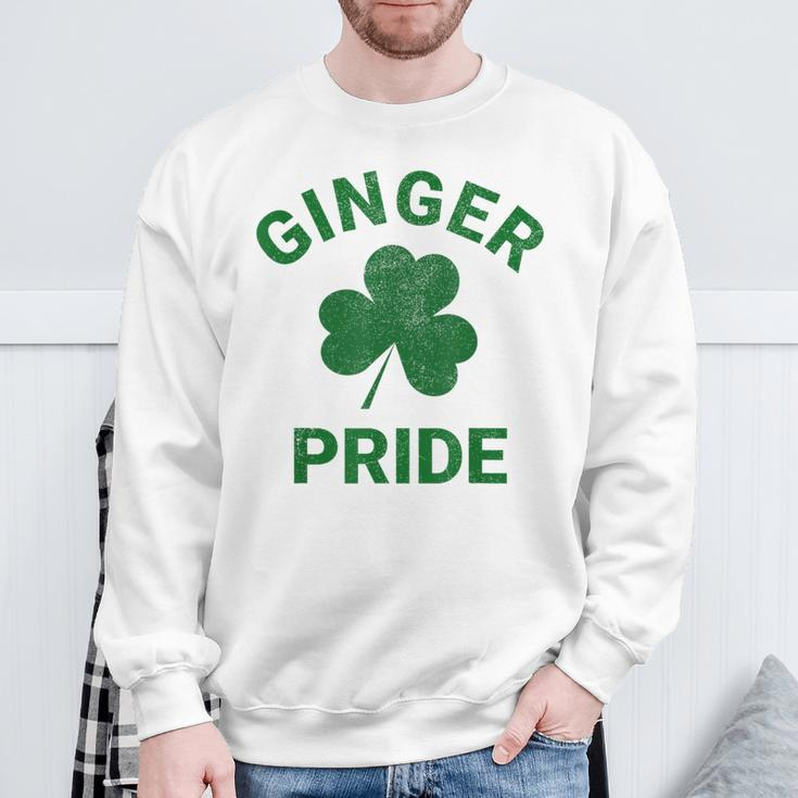 Ginger Pride Redhead St Patrick's Day Sweatshirt Gifts for Old Men